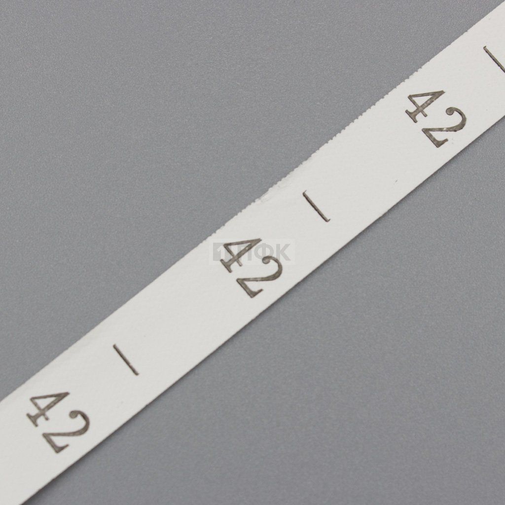 Размерная лента 1*2,5см арт.С14 (рул.270шт)  "46" (упак 20шт/кор 1000шт)