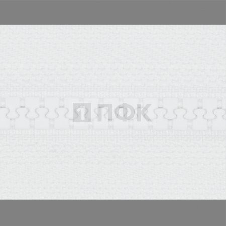 Молния тракторная тип 5 65см разъем цв 101 (уп 50шт) улучшен 26,6 гр/рулонка 4,5гр/бегунок