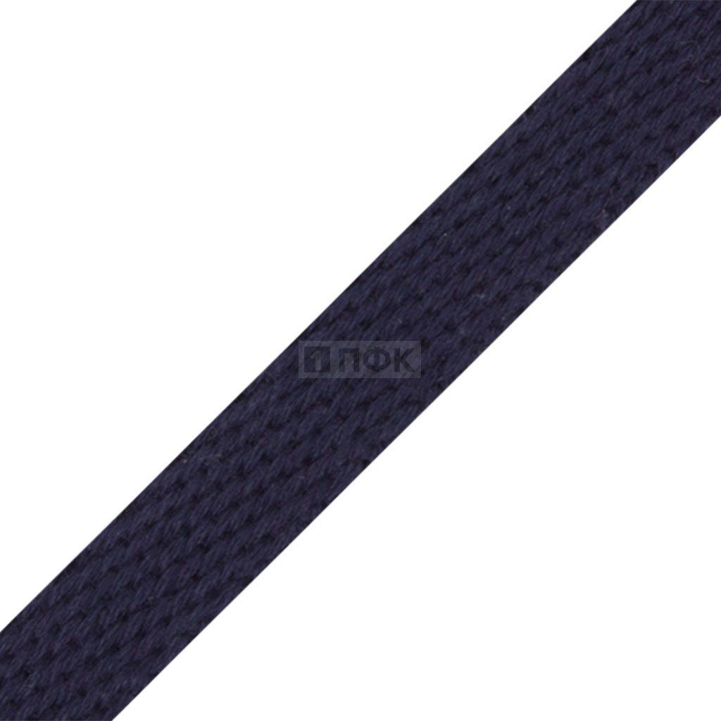 Шнур для одежды 15мм 100% Х/Б цв синий тем (уп 100м/1000м)