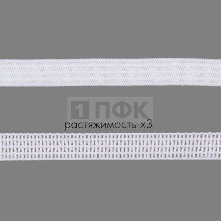 Резинка вязаная 8мм 3,12 гр/м цв белый (уп 100м/2000м) басмы РБ Резинка вязаная 8мм 3,12 гр/м цв белый (уп 100м/2000м) басмы РБ