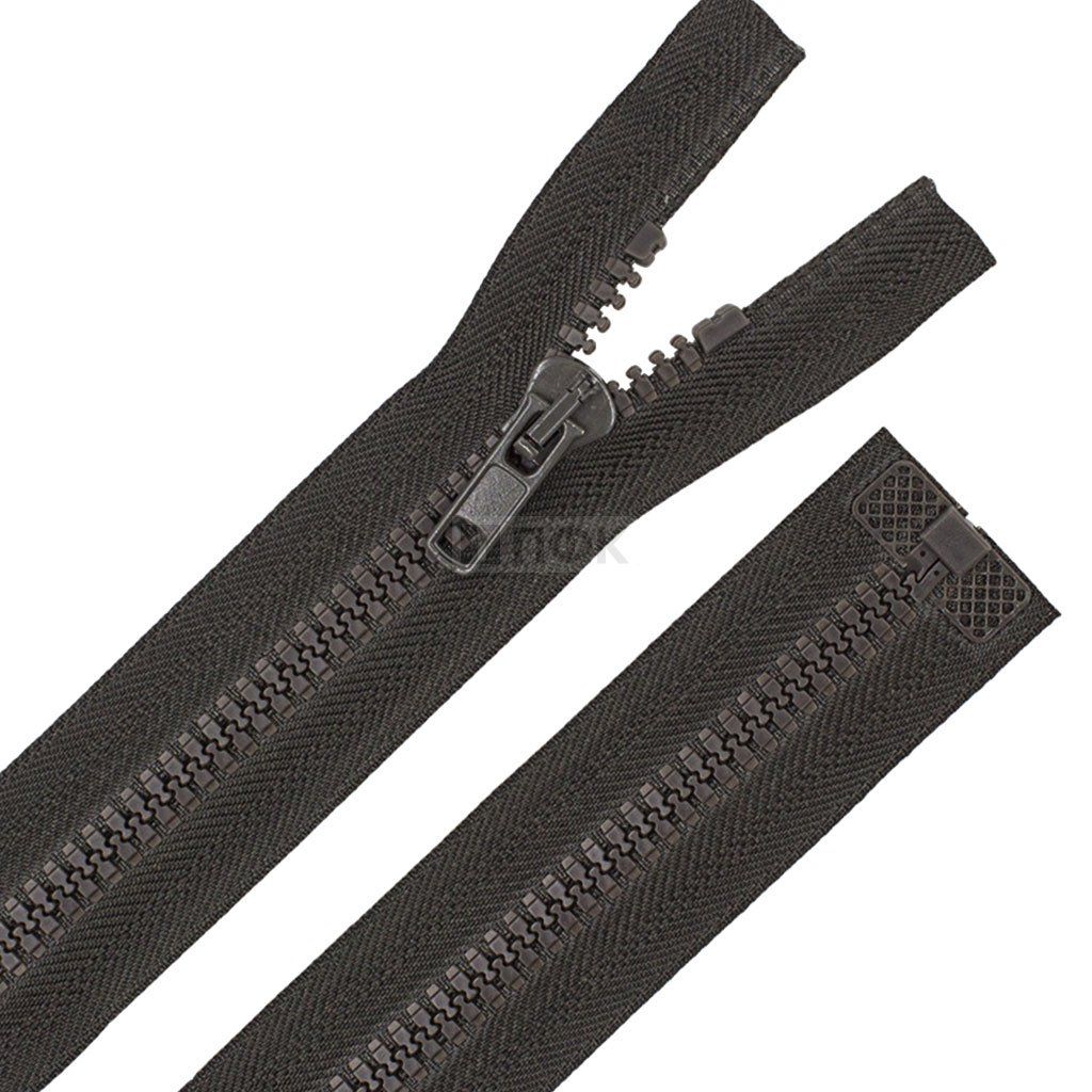 Молния тракторная тип 5 55см разъем цв 328 (уп 50шт) улучшен 26,6 гр/рулонка 4,5гр/бегунок