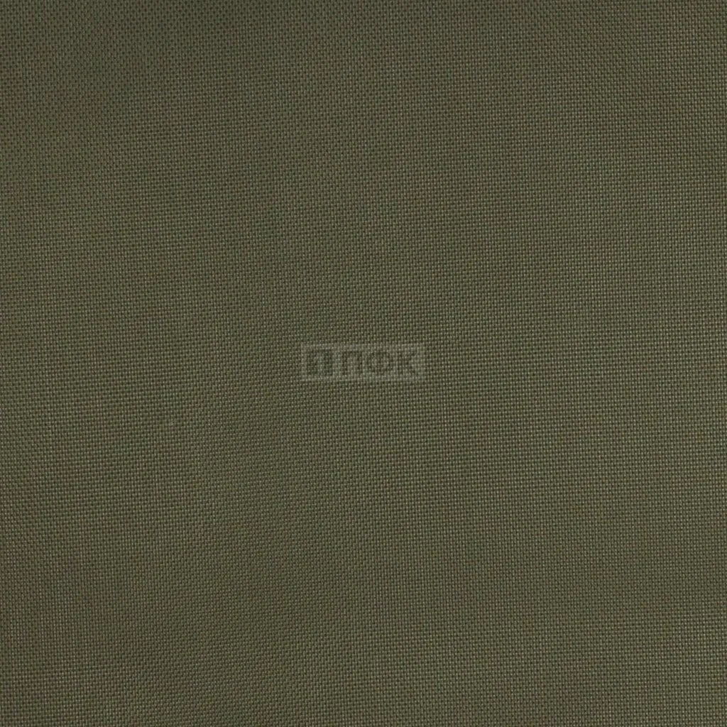 Ткань подкладочная 190Т PU1000 100%ПЭ 65гр/м2 шир 150см цв хаки (рул 100м)