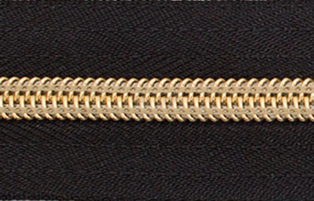 Рулонная молния спиральная (витая) тип 5 декоративная цв 322 зв Rus Gold (рул 200м/уп 2000м) — ПФКР Рулонная молния спиральная (витая) тип 5 декоративная цв 322 зв Rus Gold (рул 200м/уп 2000м)